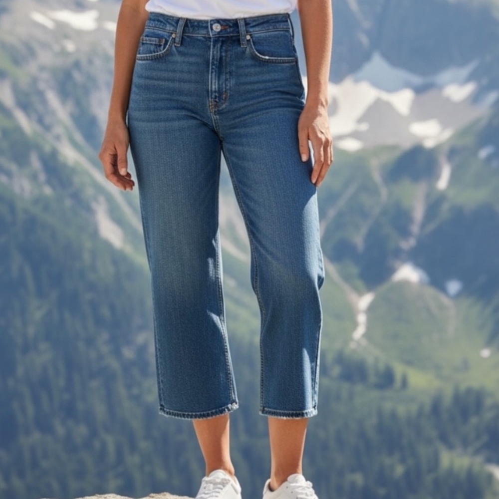 Abercrombie & Fitch Curve‎ Love 90s Relaxed High Rise Jeans 27 Regular Grunge